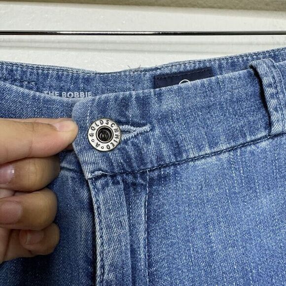 AG Adriano Goldschmied Jeans Size 28 Wide Leg Crop The Bobbie 100% Cotton Denim - Picture 4 of 12